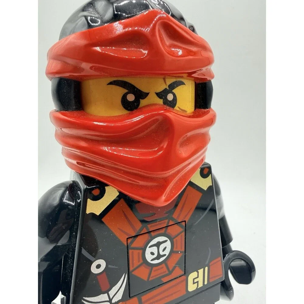 2015 Lego Ninjago Kai 7451266 Figure LED Lite Torch Nightlight Black Flash Light